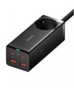 Сетевое зарядное устройство Baseus GaN3 Pro Desktop Powerstrip AC 2USB / 2Type-C 100W EU Cable Type-C to Type-C 1m, Black