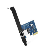 Сетевая карта для PC UGREEN US230 Gigabit 10 / 100 / 1000Mbps PCI Express Network Adapter, Black