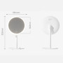 LED Дзеркало для макіяжу Xiaomi DOCO XM001 1500 mAh, White