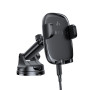 Автотримач для телефона ACEFAST D49 з підтримкою безпровідної зарядки, Black
