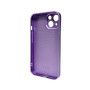 Чехол AG Glass Matt Frame Color для iPhone 15, Light Purple