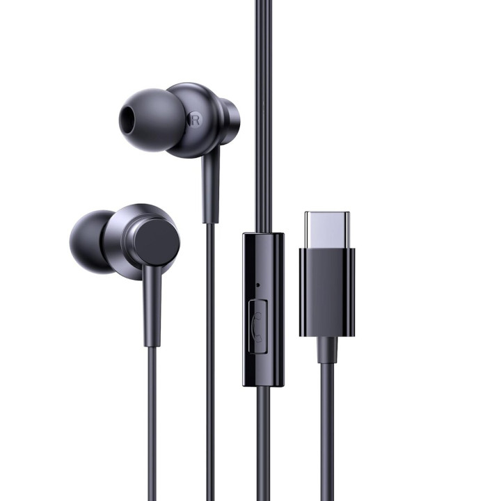 Проводные вакуумные наушники Baseus Encok CZ11 1.2m, Black