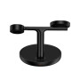 Бездротовий зарядний пристрій Baseus Swan 3-in-1 Wireless Magnetic Charging Bracket 20W, Black