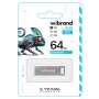 USB - флешка Wibrand USB 2.0 Chameleon 64Gb, Silver