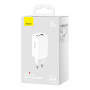 Сетевое зарядное устройство Baseus GaN5 Pro PD65W / QC4.0 Cable Type-C to Type-C, White