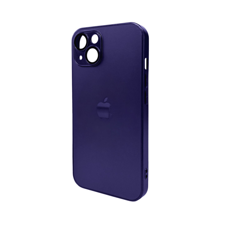 Чохол AG Glass Matt Frame Color для iPhone 13, Deep Purple
