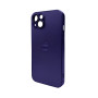 Чохол AG Glass Matt Frame Color для iPhone 13, Deep Purple