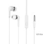 Дротові навушники BOROFONE BM39 mini jack 3.5 мм 1.2 м, White