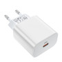 Сетевое зарядное устройство HOCO C76A Plus Speed ​​Source Type-C PD 20W, White