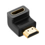 Адаптер UGREEN HDMI 4K Adapter Male to Female Down-angled, Black