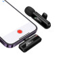 Беспроводная микрофонная система HOCO L20 Fair wireless microphone Lightning, Black