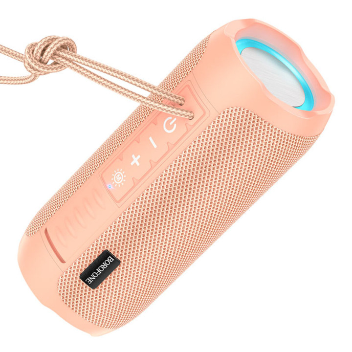 Портативна Bluetooth колонка BOROFONE BR21 1200 mAh, Candy Pink