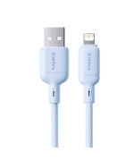 Data - кабель Baseus Silky USB to Lightning 1m, Blue