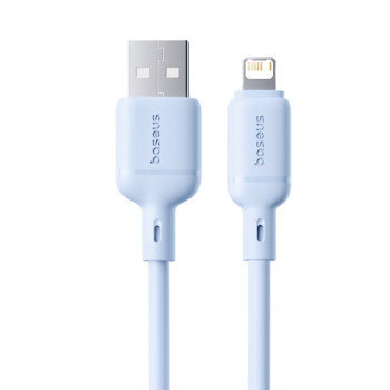 Data - кабель Baseus Silky USB to Lightning 1m, Blue