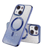 Чохол Cosmic CD Shiny Magnetic для iPhone 15, Blue