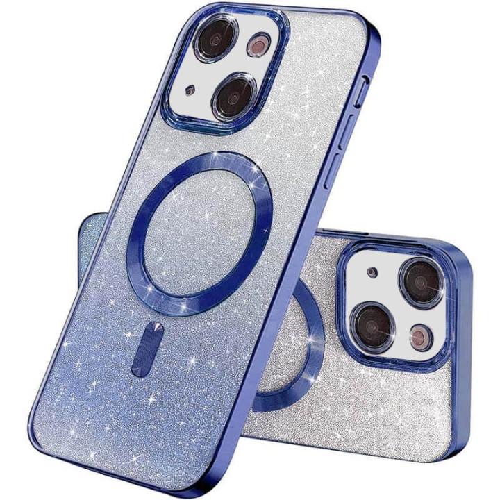 Чехол Cosmic CD Shiny Magnetic для iPhone 15, Blue