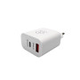 Сетевое зарядное устройство WUW C172 20WPD USB-C + USB QC3.0 18W, Black