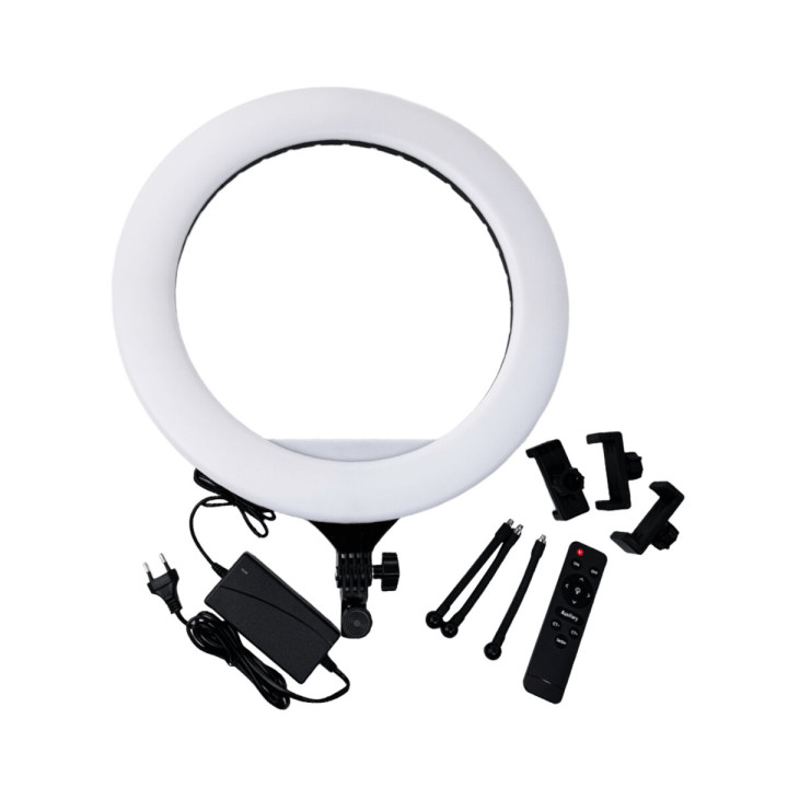 Кільцева LED лампа NN LED406B (45см), Black