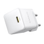 Мережевий зарядний пристрій Baseus Palm Fast Charger 20W з кабелем Lightning, White