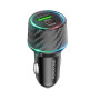 Автомобильное зарядное устройство BOROFONE BZ21 Brilliant 48W dual port PD30W / QC3.0, Black