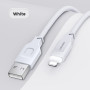 USB Data-Кабель Usams US-SJ565 Lightning 2.4A 1.2m White