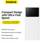Внешний аккумулятор Power Bank Baseus P10022905213-00 30W 30000mAh, Moon White