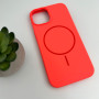 Чехол Cosmic Silicone Case Magnetic для iPhone 15, Peach