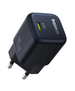 Сетевое зарядное устройство Baseus PicoGo GaN PD45W / QC3.0 3A, Black