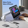 USB HUB UGREEN CM219 4-Port USB 3.0 1m, Black