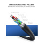 USB - подовжувач UGREEN US129 1.5m, Black