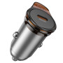 Автомобильное зарядное устройство HOCO NZ16 PD30W, Metal Grey