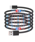 Data - Кабель NN SN1 Magnetic USB to Type-C 1m 100W, Black