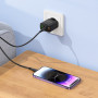 Сетевое зарядное устройство BOROFONE BA98A PD30W / QC3.0 cable Type-C to Lightning, Black