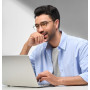 Комп'ютерні окуляри Xiaomi Blue Light Blocking Glasses з двостороннім антибліковим покриттям OAR, Black