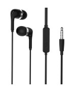 Провідні вакуумні навушники BOROFONE BM39 Refined chant 1.2m, Black