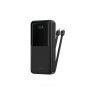 Зовнішній акумулятор Power Bank WIWU Wi-P082 22.5W with cable Type-C / Lightning 20000mAh, Black
