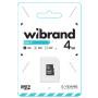 Карта пам'яті microSDHC Wibrand 4Gb class 4