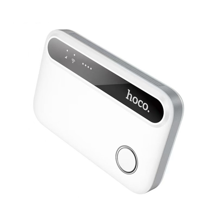 Маршрутизатор HOCO HI41 Mobile portable Wi-Fi 2100mAh, White