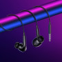 Проводные Наушники BOROFONE BM100 Pro 3.5 мм (mini-Jack) 1.2 м, Black