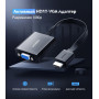 Адаптер UGREEN MM103 HDMI to VGA Converter 25cm, Black