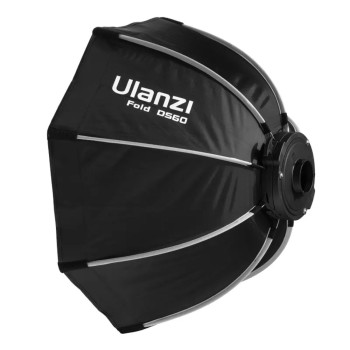 Видеосвет Ulanzi Vijim40cm Octagonal Softbox with Mini Bowens Mount and Grid, Black