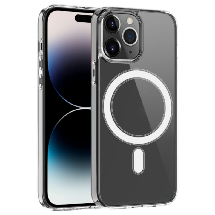 Чохол Cosmic Acrylic MagSafe HQ для iPhone 15 Pro, Transparent