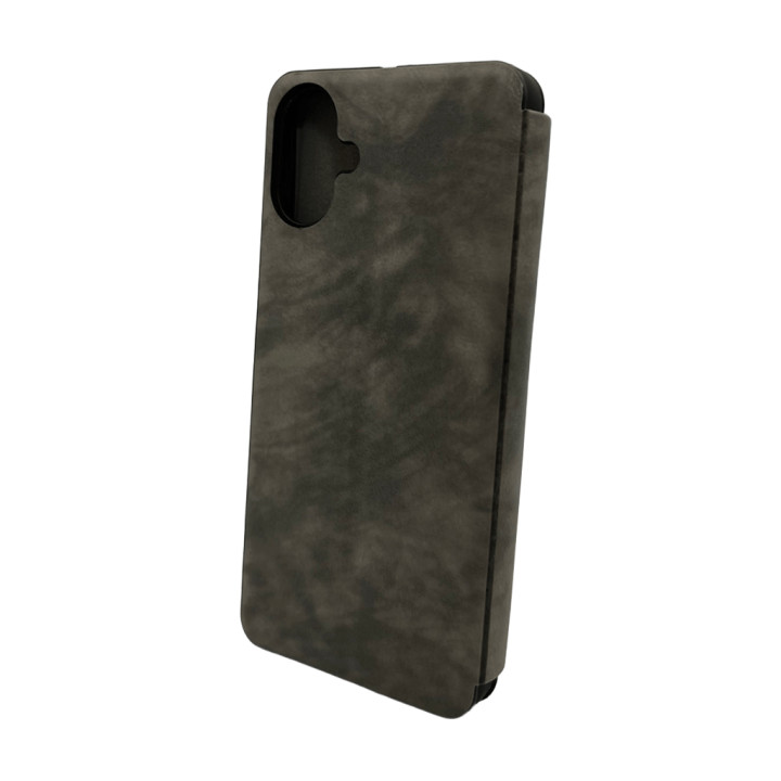 Чехол Leather Premium для Samsung Galaxy A05, Grey