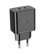 Мережевий зарядний пристрій HOCO N35 PD45W / QC3.0 2.25 A, Black