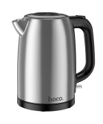 Електрочайник HOCO HE12 1.7L stainless steel electric kettle (EU) Stainless, Steel