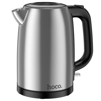 Электрочайник HOCO HE12 1.7L stainless steel electric kettle (EU) Stainless, Steel