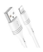 Data - Кабель BOROFONE BX43 USB to Lightning 2.4A 1m, White