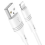 Data - Кабель BOROFONE BX43 USB to Lightning 2.4A 1m, White