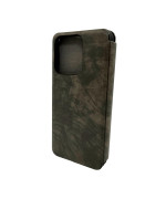 Чехол Leather Premium для Xiaomi Redmi Note 14 4G, Grey