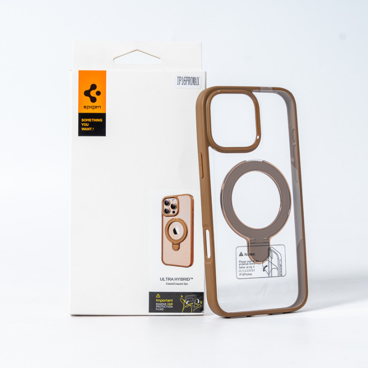 Чехол Spigen Magnetic Color для iPhone 16, Brown